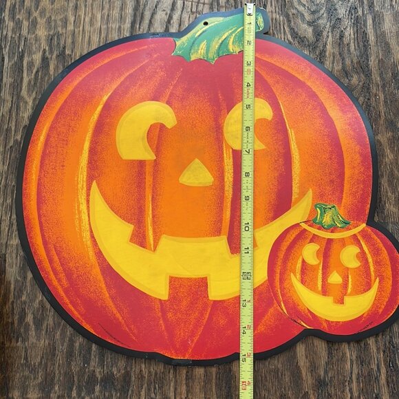Set of 6 Linens-n-Things Spooky Lantern Pumpkin Jack-o'-lantern Table Placemats - Picture 13 of 14